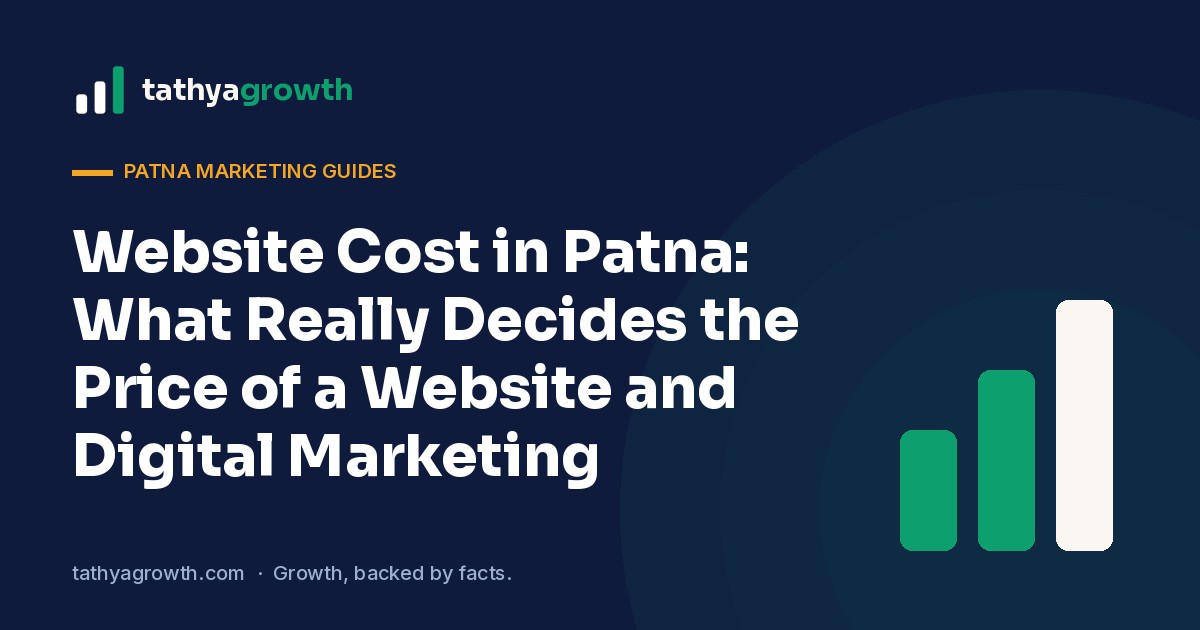 website cost in Patna – Website Cost in Patna: What Really Decides the Price of a Website and Digital Marketing
